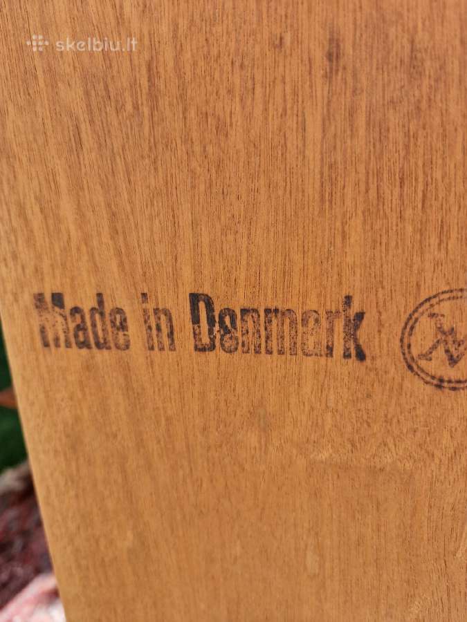 Vintažinė mid century kampinė tikmedžio indauja - nuotraukos Nr. 33