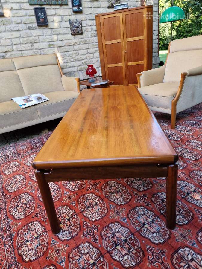 Vintažinis mid century riešutmedž. kavos staliukas - nuotraukos Nr. 29