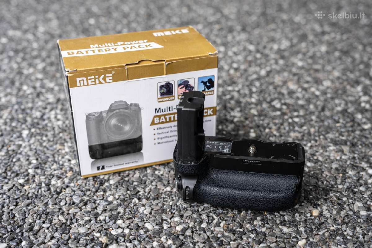 Meike mk-a9 pro baterijų laikiklis