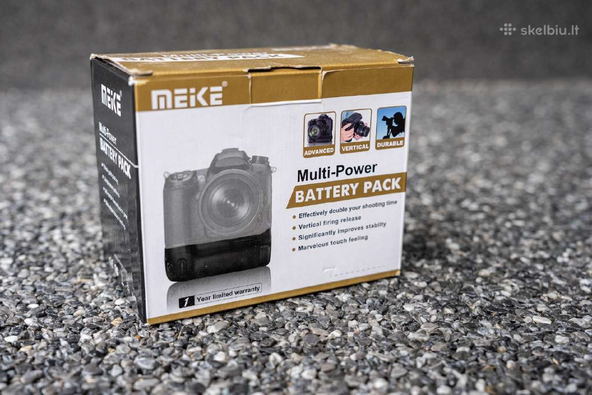 Meike mk-a9 pro baterijų laikiklis - nuotraukos Nr. 6