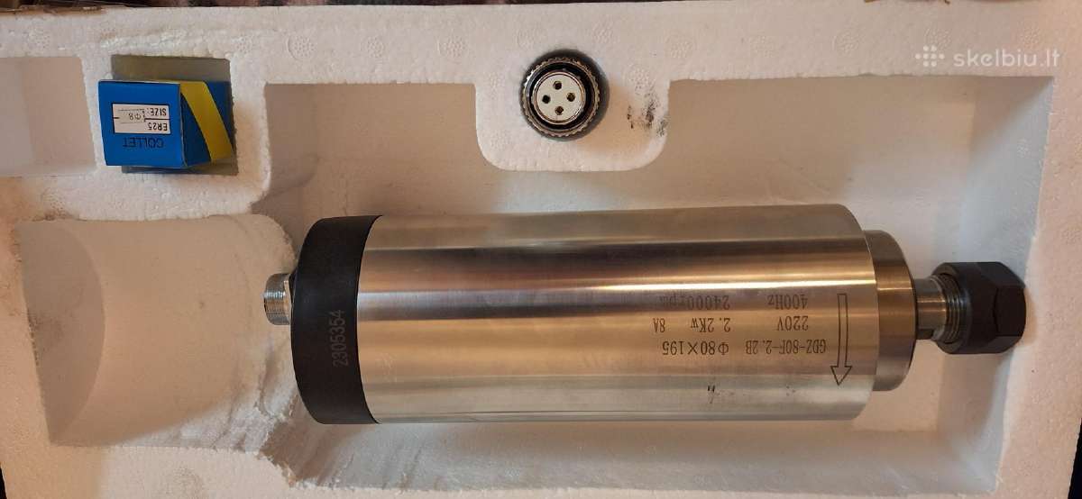 Parduodu "špindelį" , 220 v , 2,2 kw, 24000rpm. - nuotraukos Nr. 2
