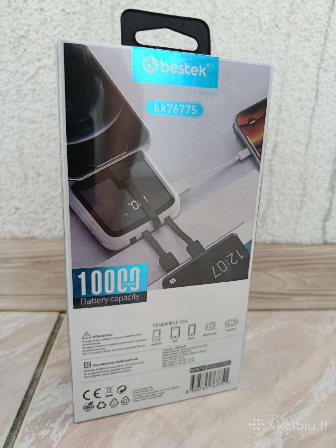 Naujas 10000mah Power Bankas Bestek - nuotraukos Nr. 2