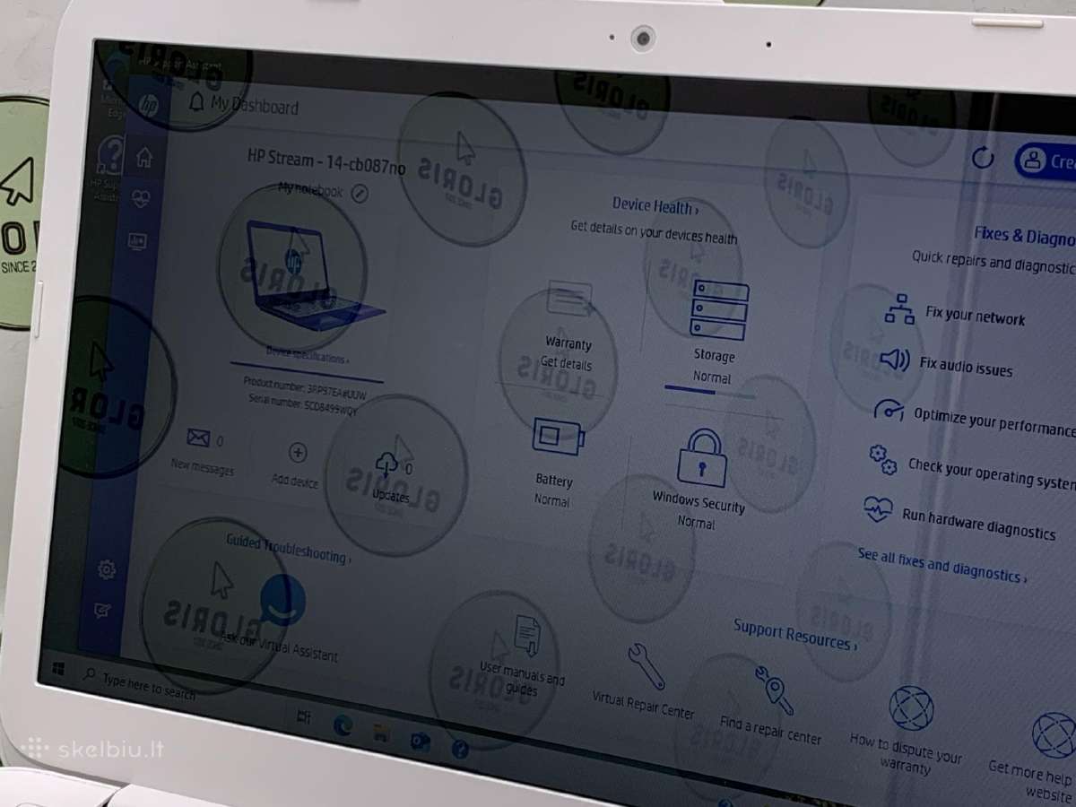 Hp Stream 14-cb087no Celeron N3060 4ram 64emmc - nuotraukos Nr. 6
