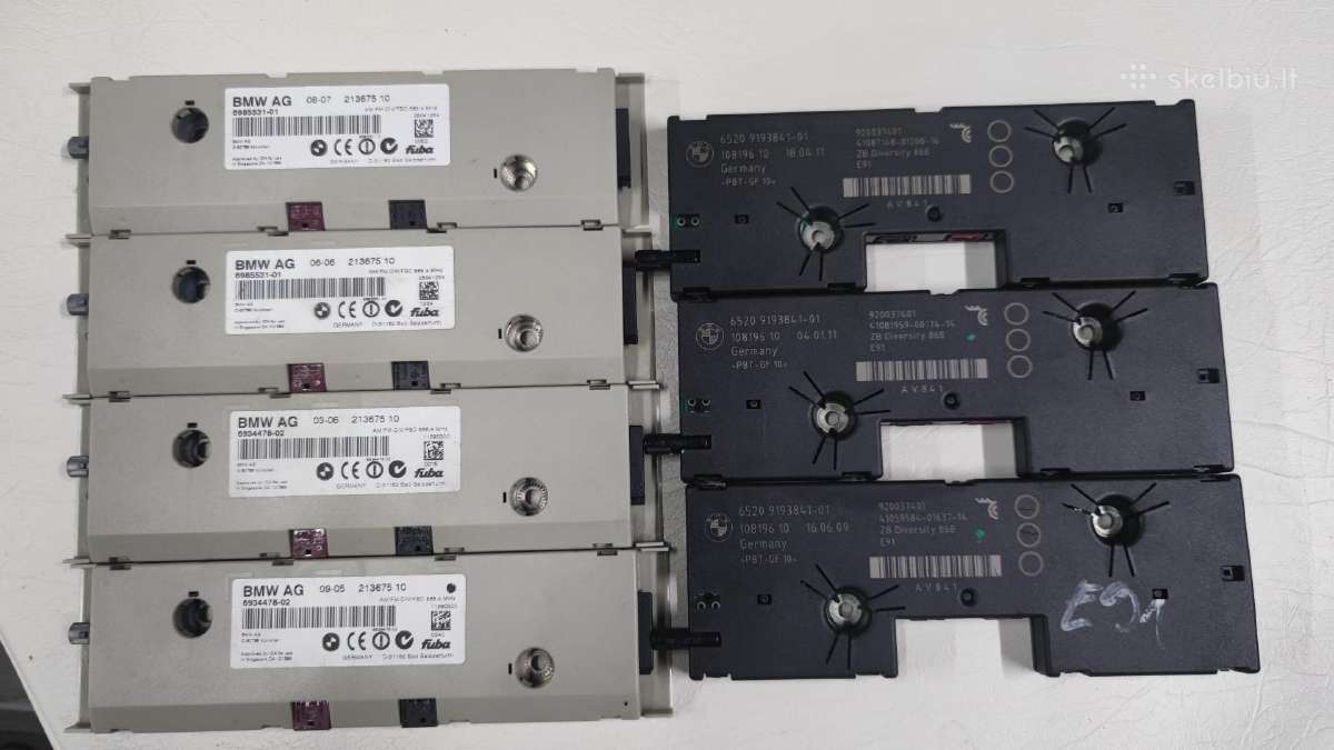Bmw e60 e61 centrinio valdymo bloko remontas