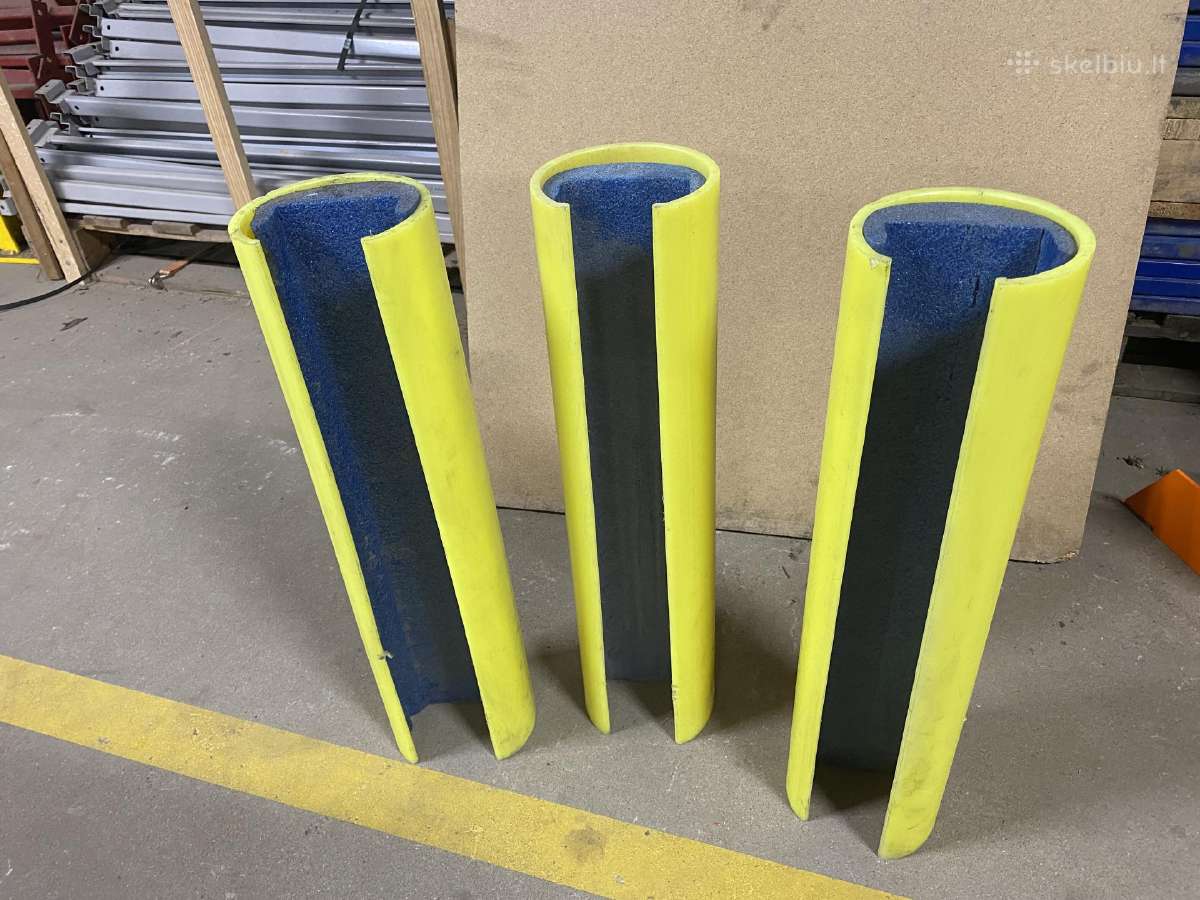Naudotos plastikinės stelažų stovų apsaugos - nuotraukos Nr. 2