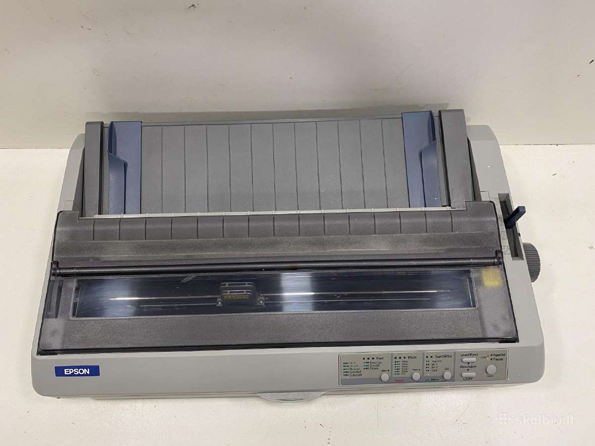 Taškinis matricinis spausdintuvas Epson Lq-2090 - nuotraukos Nr. 2
