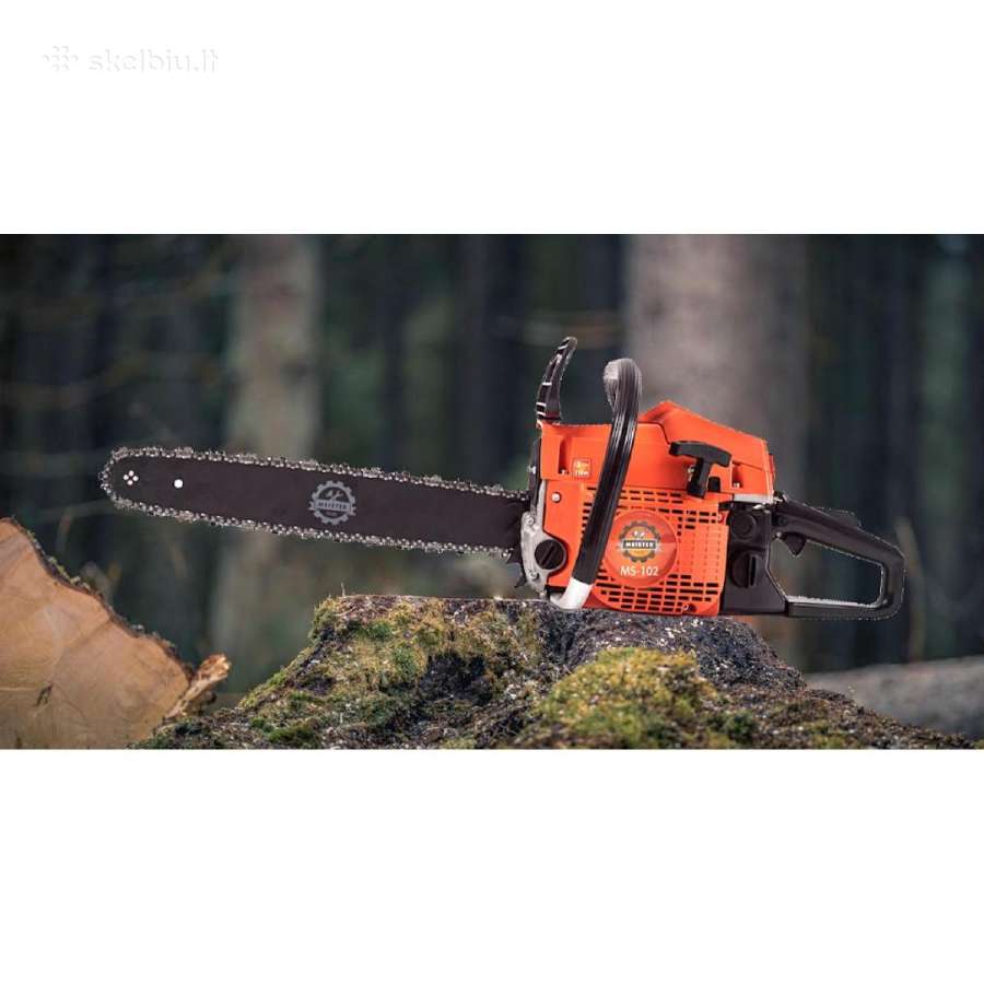 Benzininis grandininis pjūklas Meister 2kw-3.8kw - nuotraukos Nr. 2