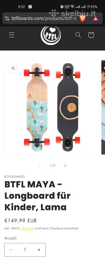 Btfl longboard - nuotraukos Nr. 4