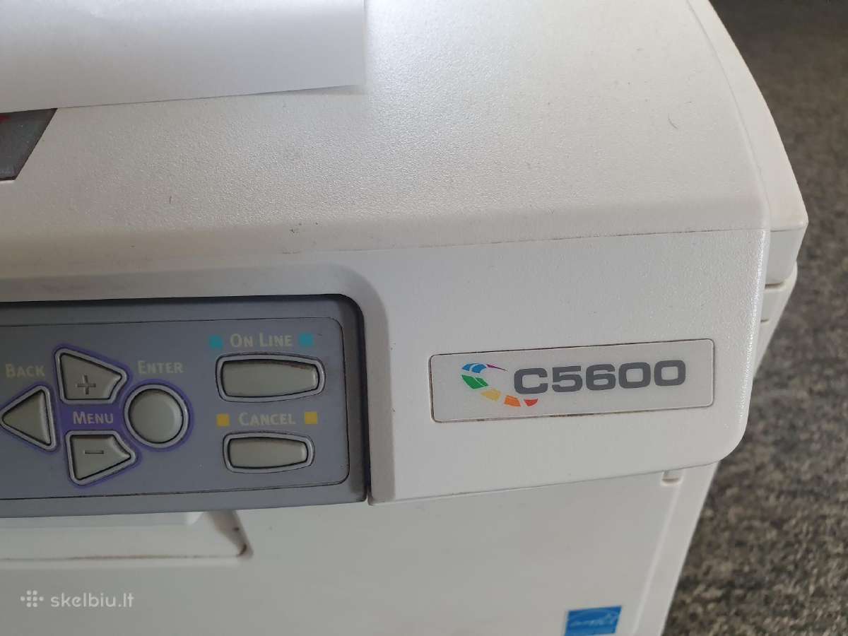 Spalvotas Lazerinis spausdintuvas Oki C5600 - nuotraukos Nr. 5