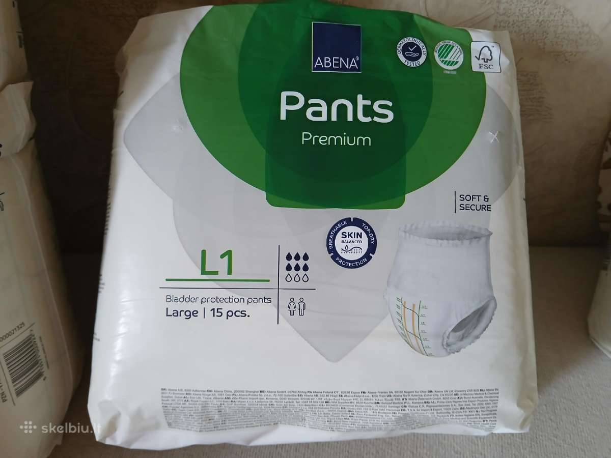 Abena Premium L1 sauskenes-kelnaites 4x15 vnt - nuotraukos Nr. 2