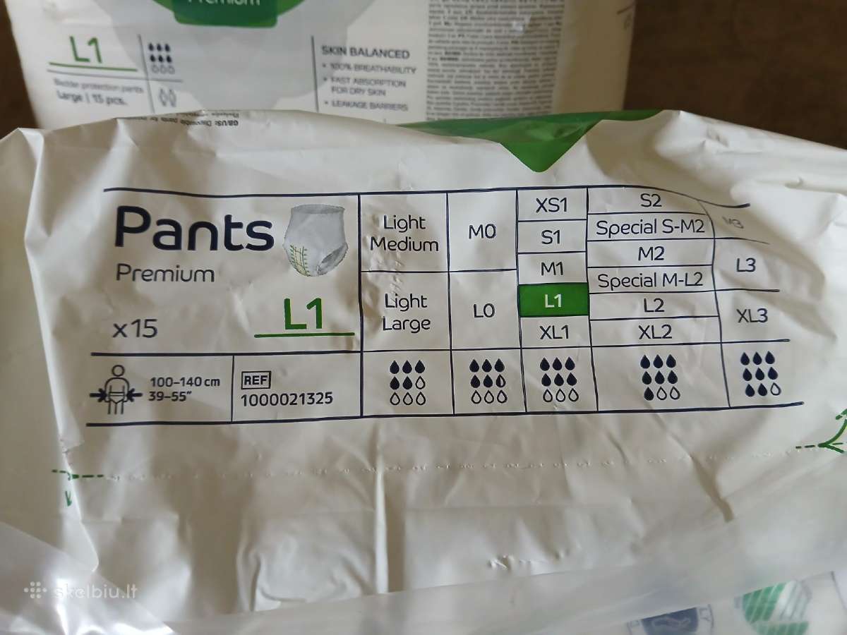 Abena Premium L1 sauskenes-kelnaites 4x15 vnt - nuotraukos Nr. 3
