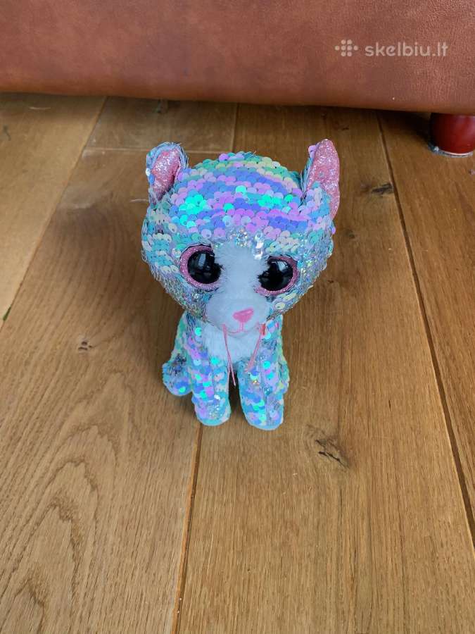 Ty Beanie Boos blizgi, keičianti spalvą, katytė - nuotraukos Nr. 2