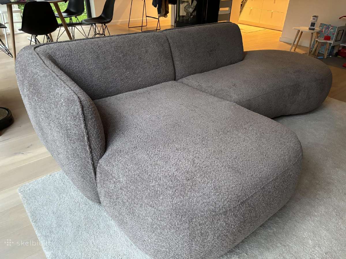 Modulinė sofa, teddy audinys - nuotraukos Nr. 4