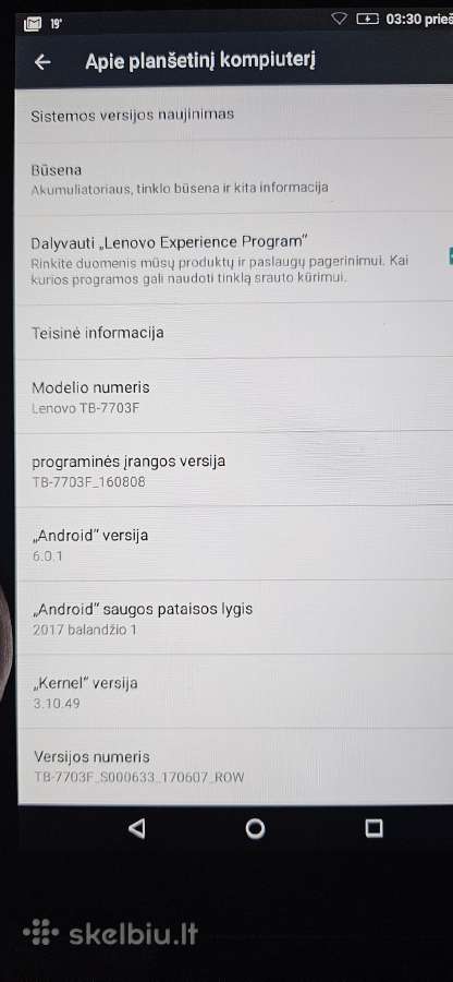 Lenovo TB-7703f palančetė - nuotraukos Nr. 3