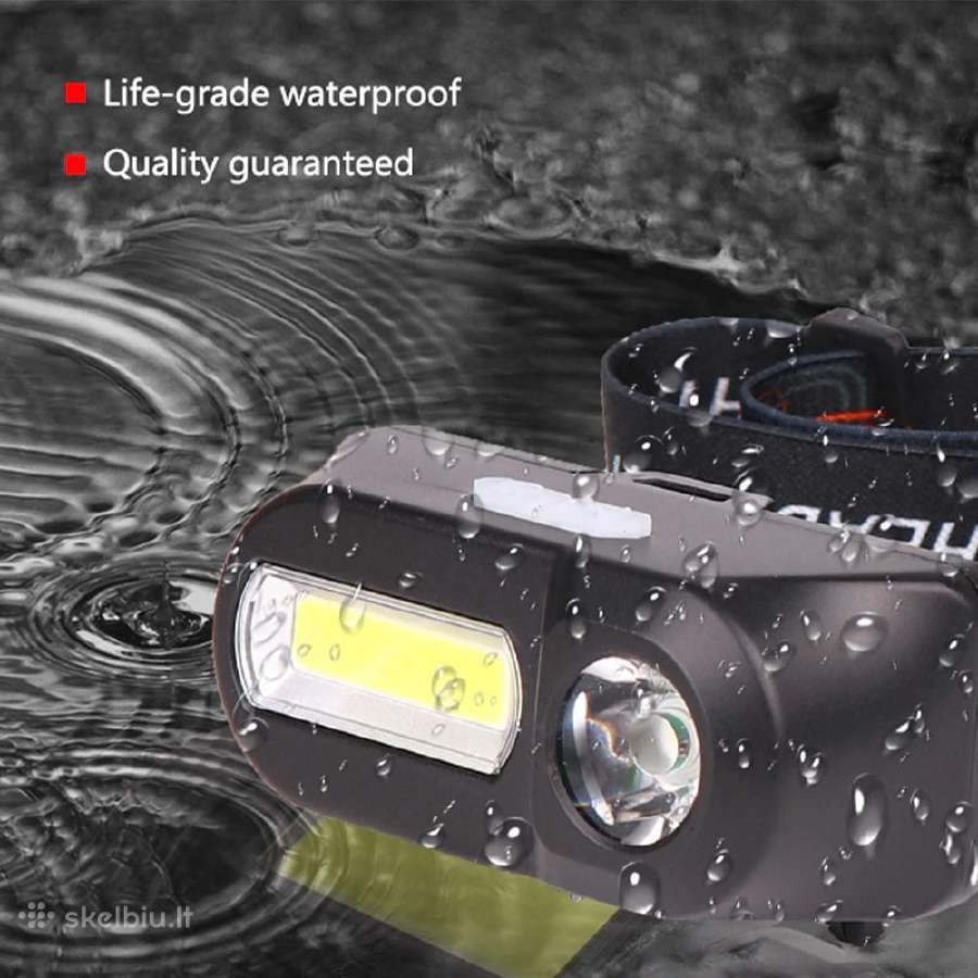 LED prožektorius ant galvos - nuotraukos Nr. 2