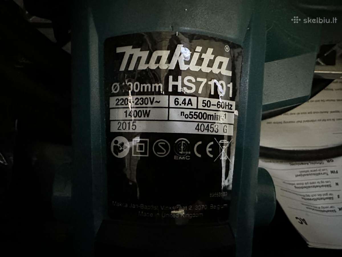 Makita Hs7101j1 - nuotraukos Nr. 3