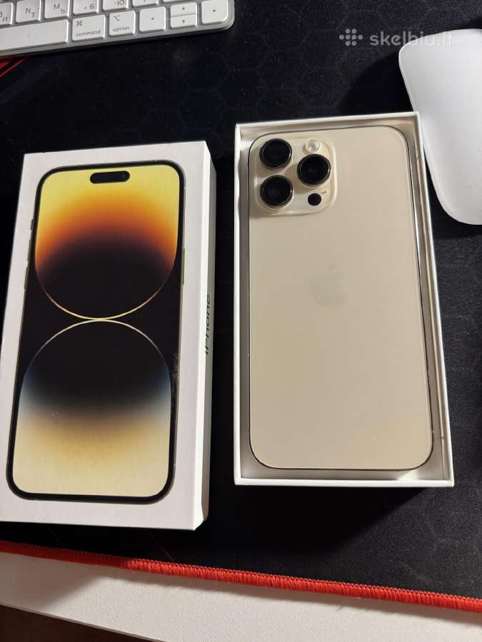iPhone 14pro max 128 Gold - nuotraukos Nr. 2
