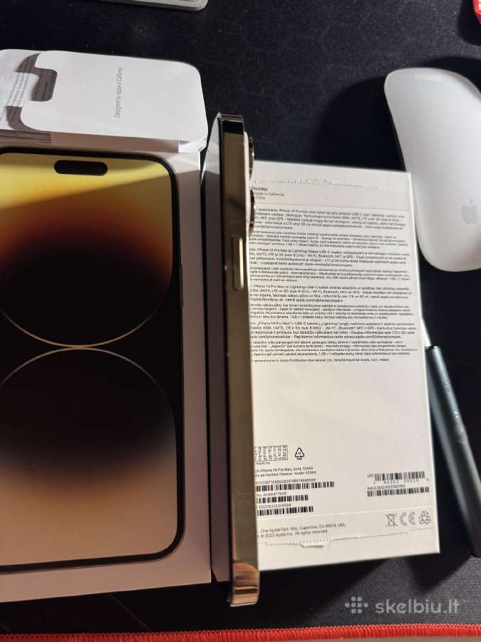 iPhone 14pro max 128 Gold - nuotraukos Nr. 5