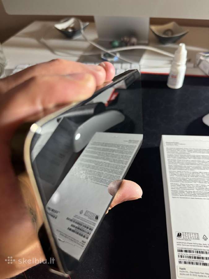 iPhone 14pro max 128 Gold - nuotraukos Nr. 9
