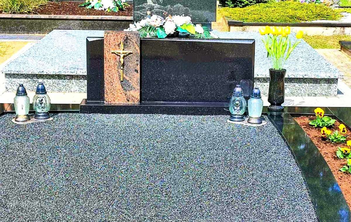 Paminklai. Akmens plokštės. Kapų įrengimo darbai. - nuotraukos Nr. 24