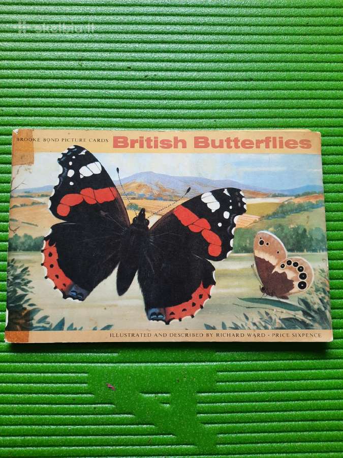 Arbatos kortelės British Butterflies (1927m)