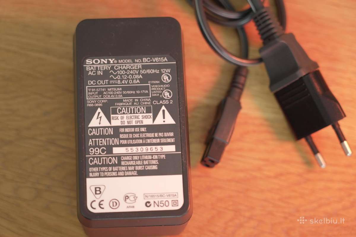 Originalus Sony Np-f baterijų pakrovėjas. - nuotraukos Nr. 4