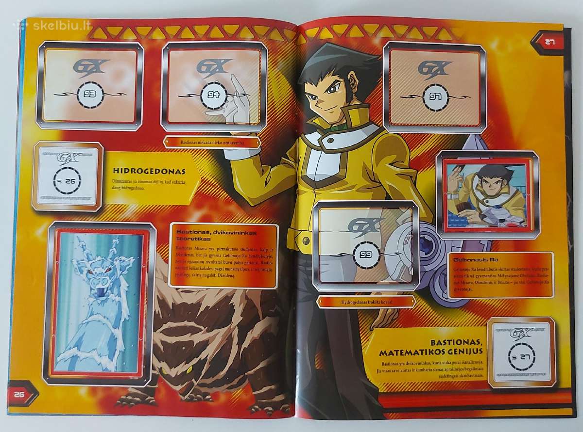 "yu-gi-oh GX" lipdukų albumas - nuotraukos Nr. 5