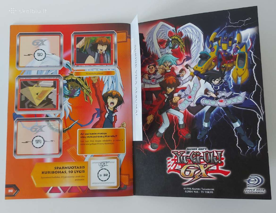 "yu-gi-oh GX" lipdukų albumas - nuotraukos Nr. 6
