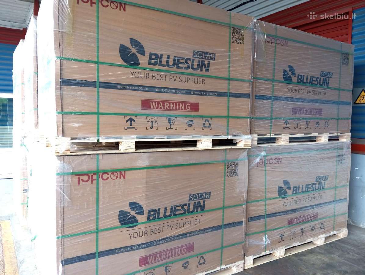 Bluesun saulės moduliai - 460w stiklas/stiklas, Fb - nuotraukos Nr. 5