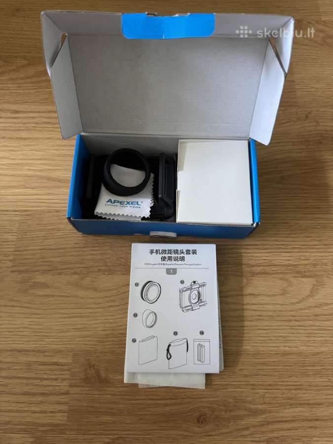 Objektyvas telefonui Apexelmacro Apl-zm100 - nuotraukos Nr. 2