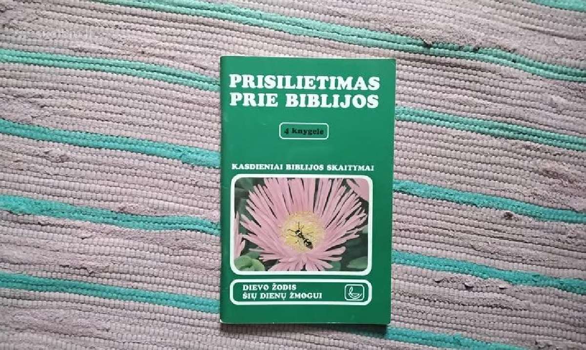 Prisilietimas prie Biblijos 4 knygelė, L. Račienė,