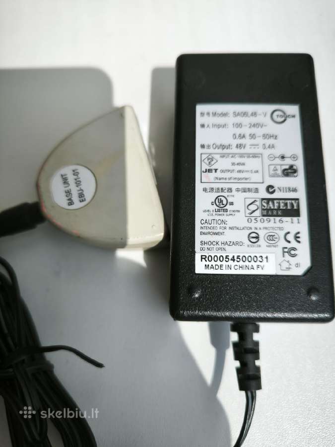 Maitinimo blokas 48v 0.4a su Poe bloku - nuotraukos Nr. 2