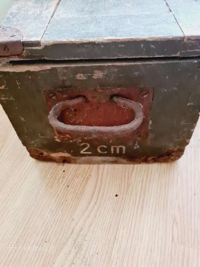 Ww2 Wehrmachto 2cm Flak 100 amunicijos deze - nuotraukos Nr. 5