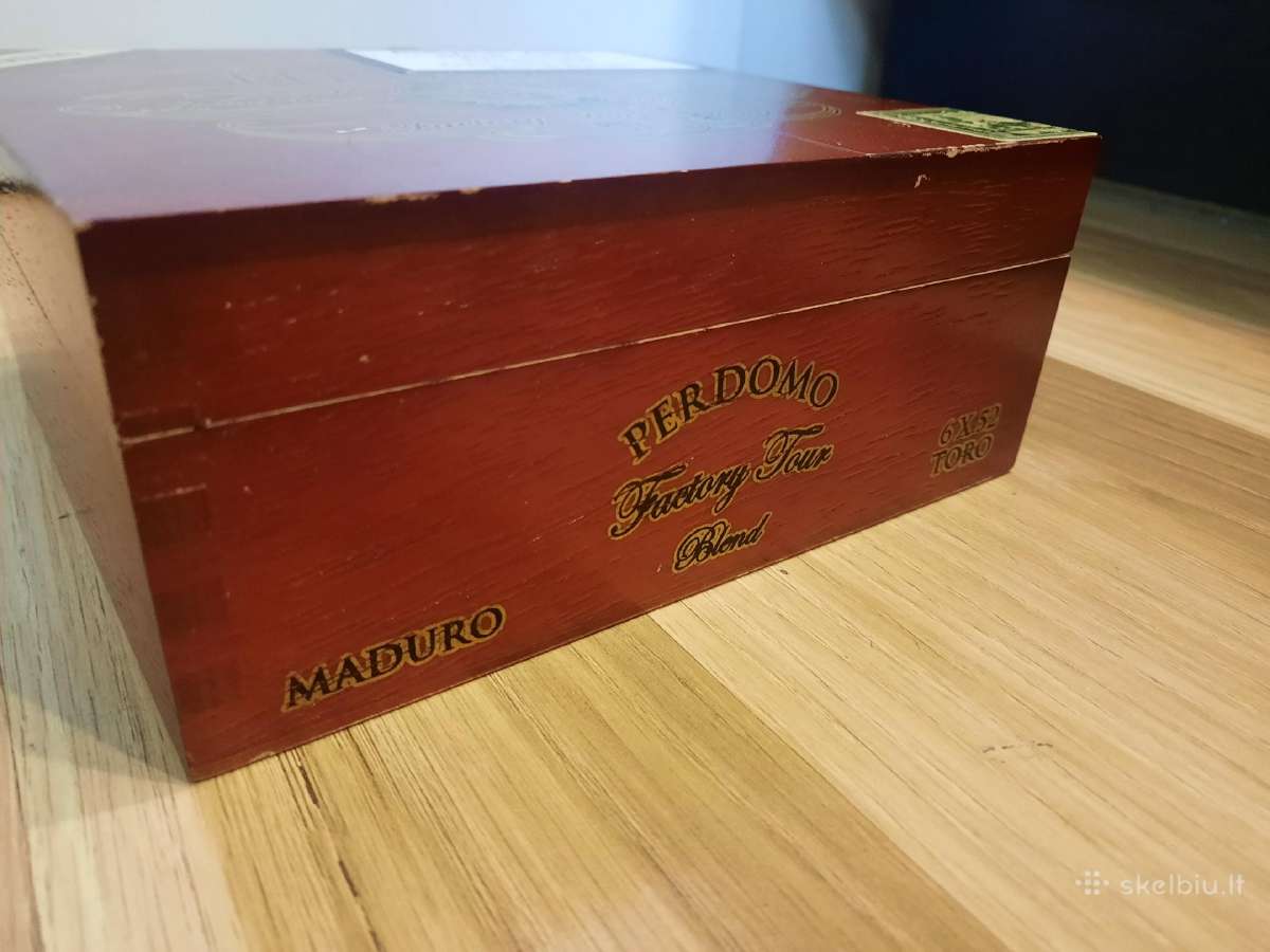 79. Cigarų dėžė Perdomo Maduro - nuotraukos Nr. 3