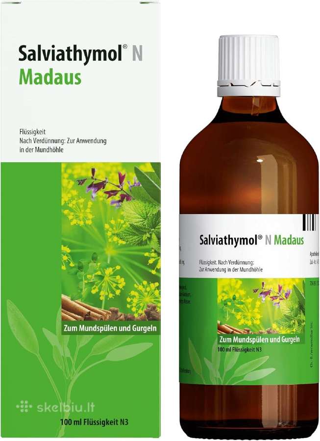 Salviathymol N madaus lašai