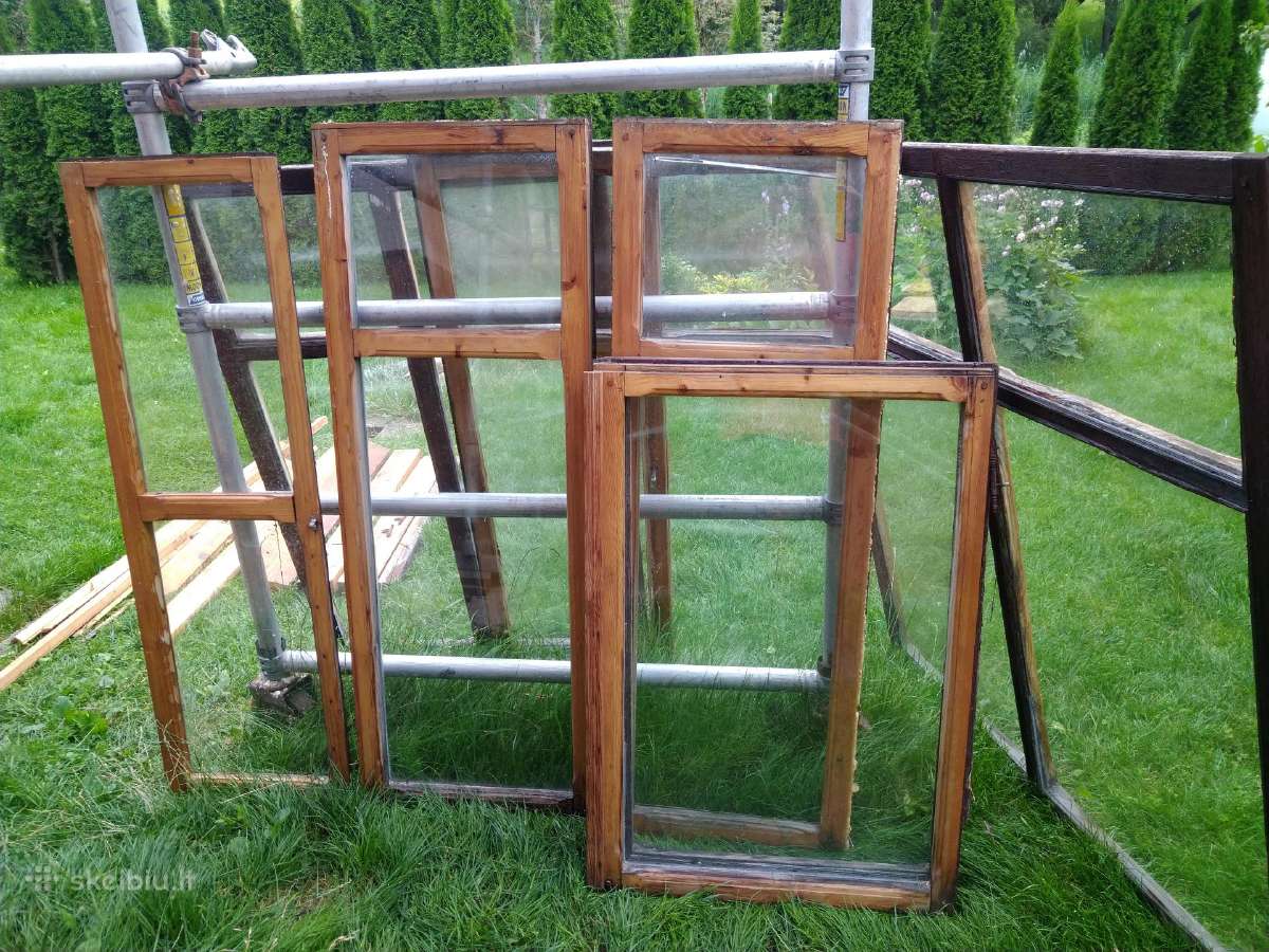 Lauko duris 2vnt,langai 8vnt -uz100 eur - nuotraukos Nr. 4