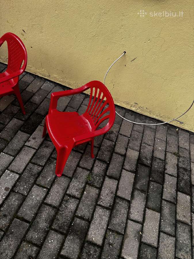 Plastikiniai lauko baldai vaikams - nuotraukos Nr. 2
