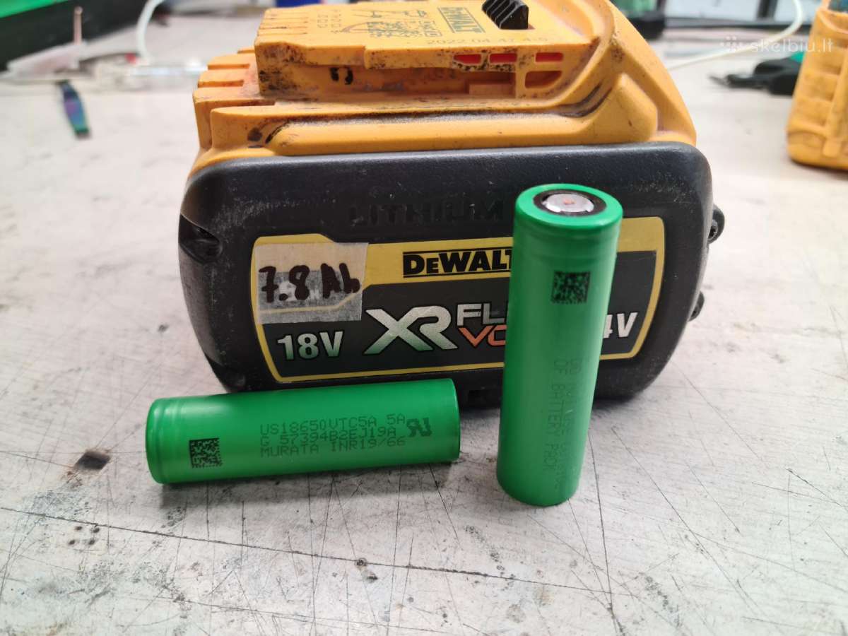 Dewalt Baterijos - nuotraukos Nr. 4