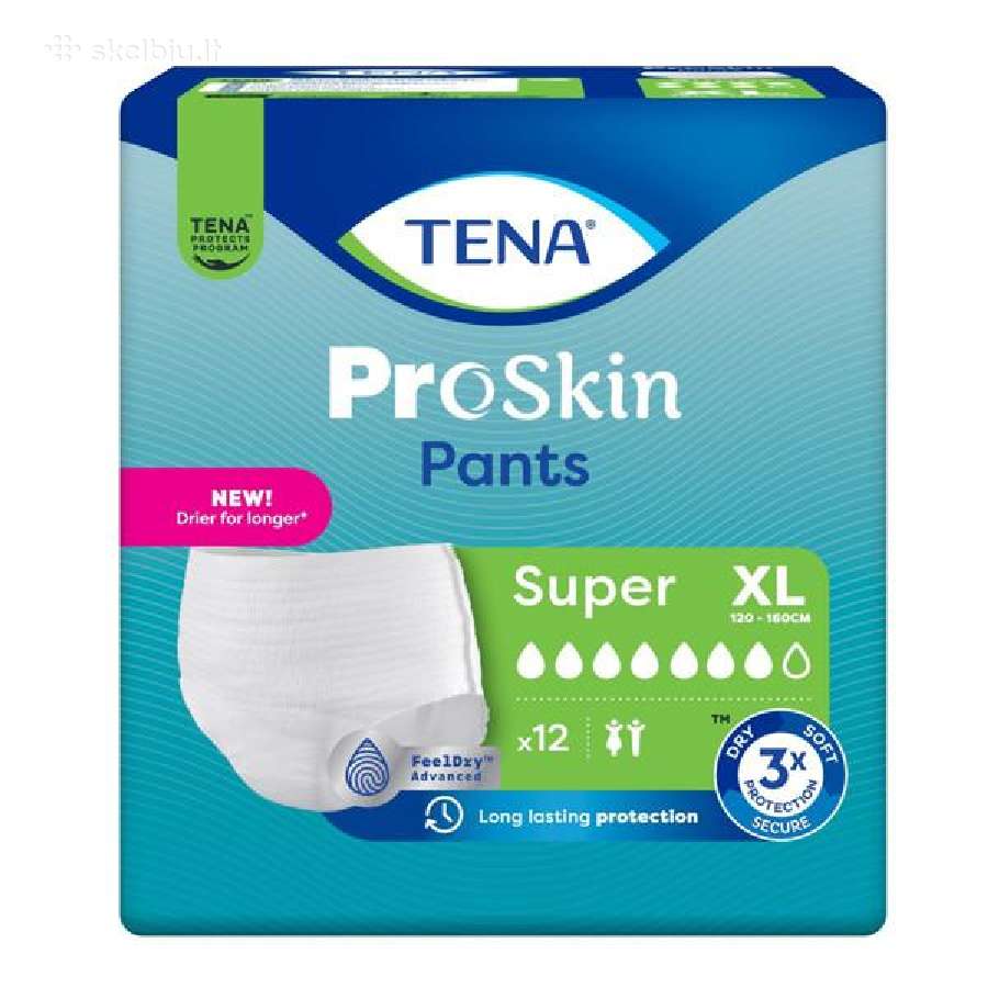 Sauskelnės - kelnaitės Tena Pants M L XL dydis - nuotraukos Nr. 6