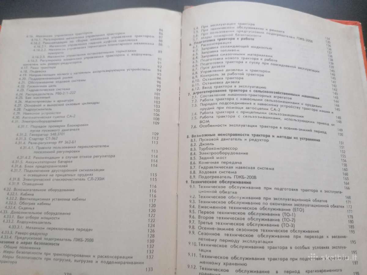 Traktoriaus DT 75h knyga - nuotraukos Nr. 9