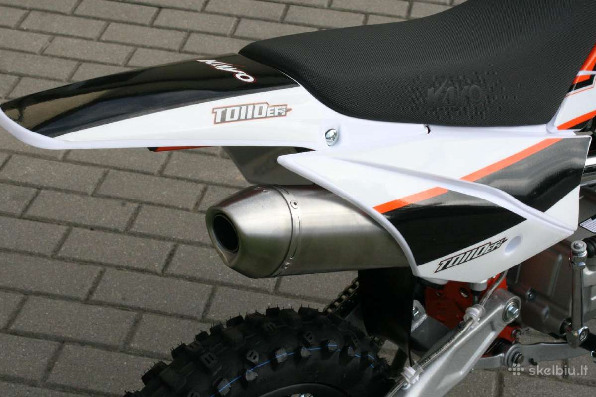 Krosinis motociklas Kayo Td110 Efi su įpurškimu ! - nuotraukos Nr. 13