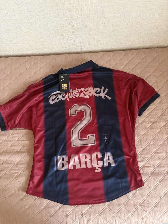 Travis Scott x Barcelona marškinėliai