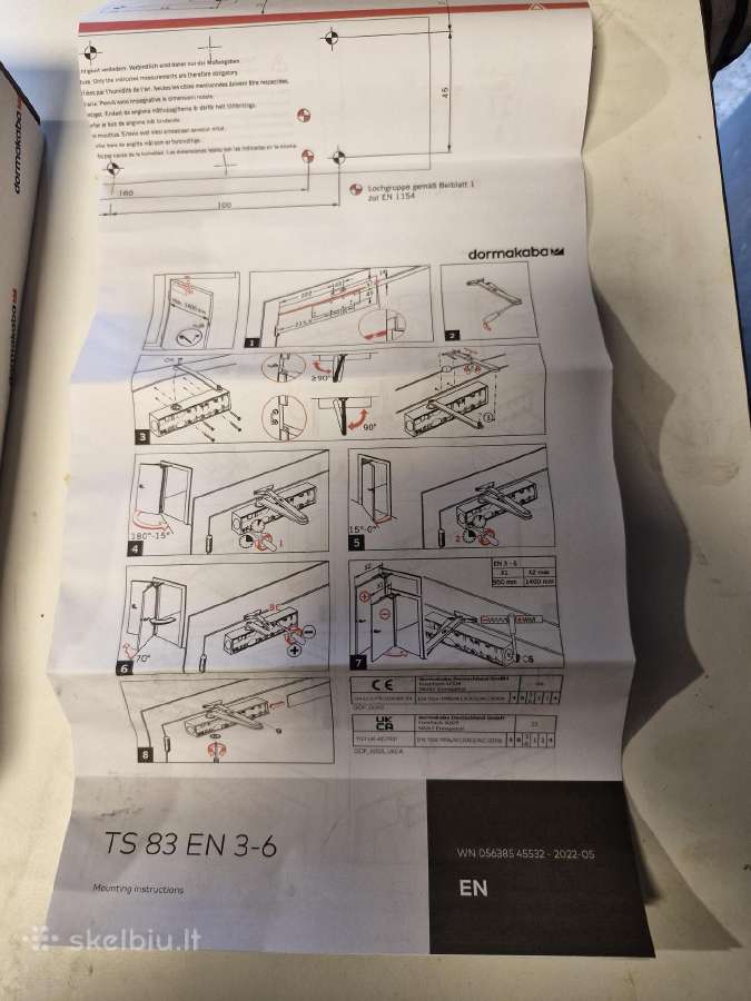 Durų pritraukėjai dorma Nauji čia yra 2 vnt - nuotraukos Nr. 6