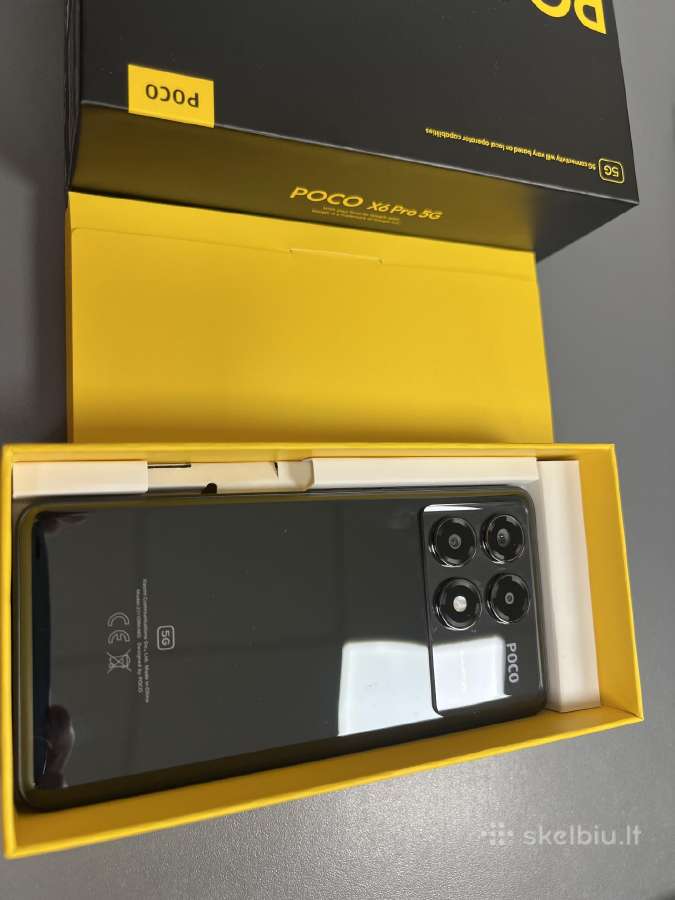 Xiaomi Poco X6 Pro 5G 8gb/256gb Naujas,ekspozicini