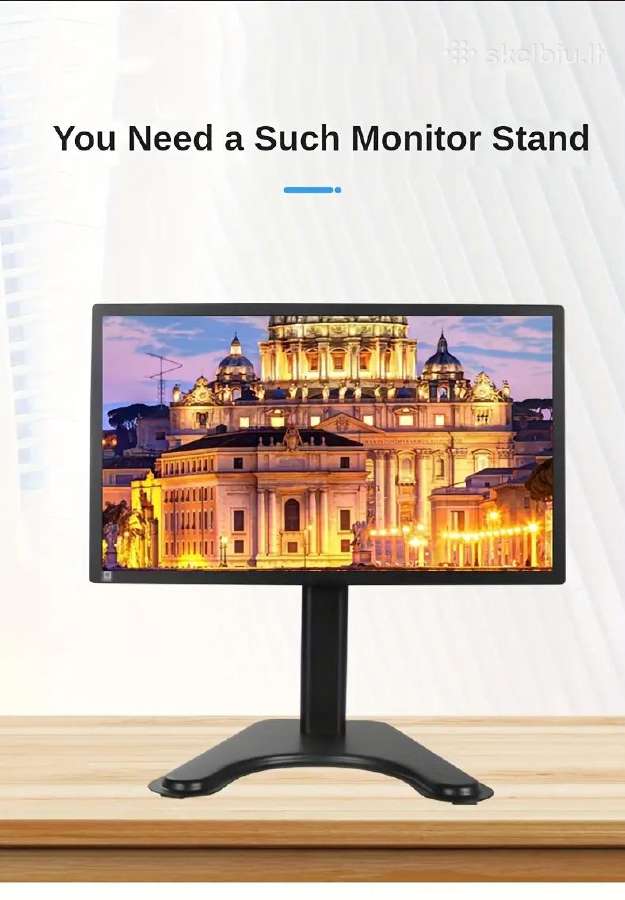Monitoriaus stovas koja, laikiklis iki 32col - nuotraukos Nr. 6