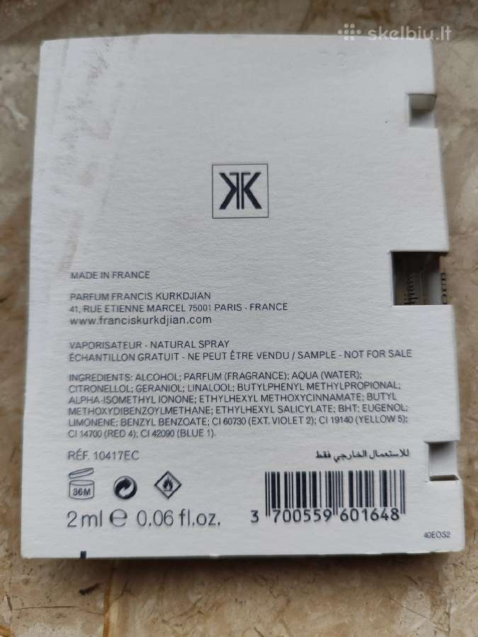 Mfkp Oud silk mood mėginuko likutis - nuotraukos Nr. 3