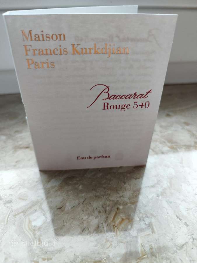 Mfkp Baccarat rouge 540 mėginuko likutis