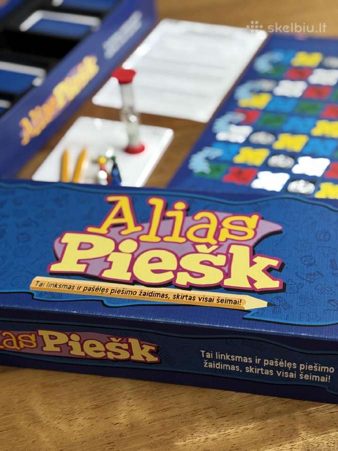 Alias piešk stalo žaidimas