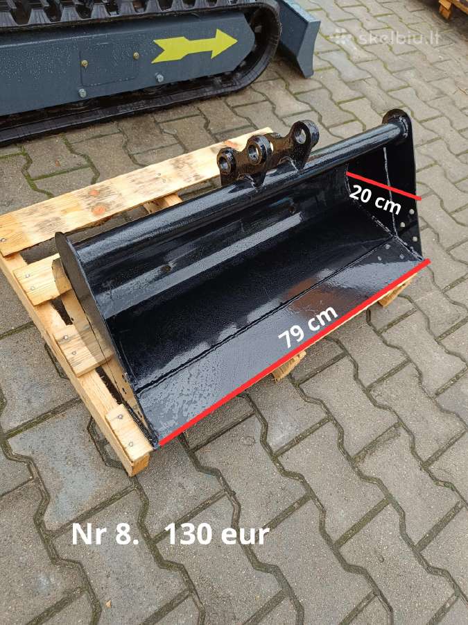 Mini Ekskavatorių priedai - nuotraukos Nr. 8