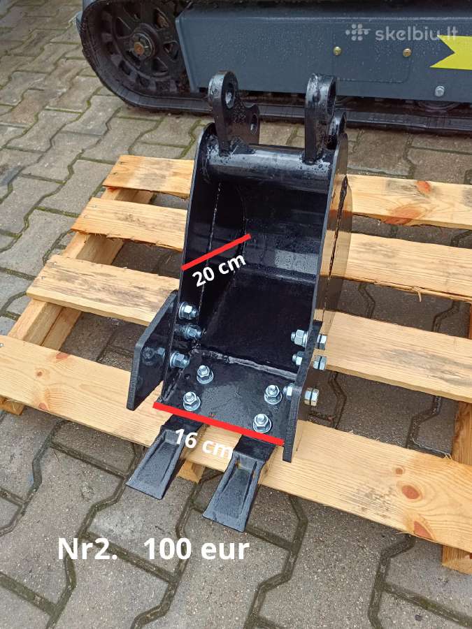 Mini Ekskavatorių priedai - nuotraukos Nr. 4